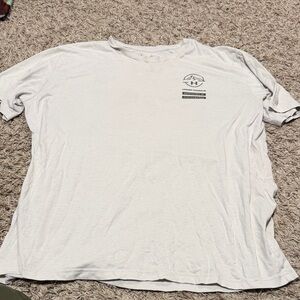Under Armour White Short Sleeve Tee
